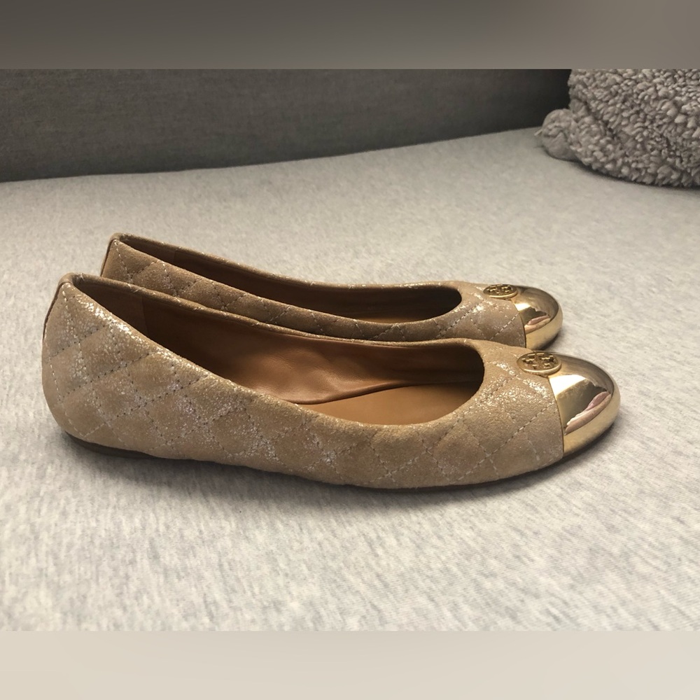 Tory Burch Women's Kaitlin Skimmer Quilted Ballet Flats Royal Size: US 7M - Picture 3 of 12